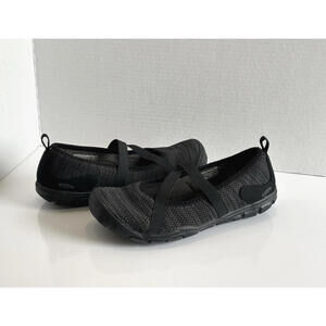 Keen Hush Knit Mary Jane CNX Flats Women's Size 8.5 Black Slip On Outdoor Shoes